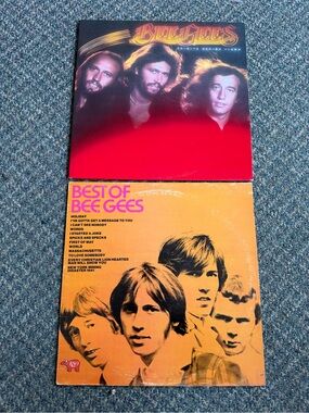 Bee Gees Vintage Vinyl Records